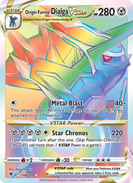 Origin Forme Dialga VSTAR 198